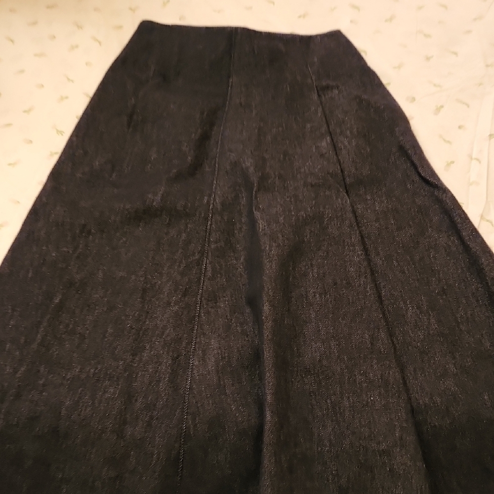 Brunello Cucinelli Dark navy Denim skirt